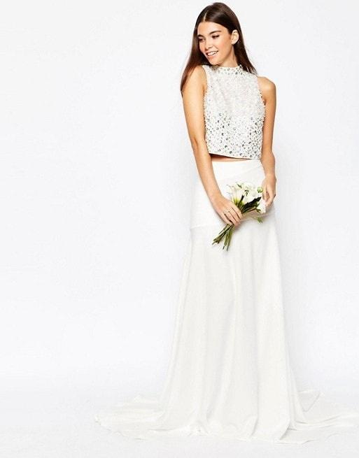 36 Two-Piece Bridal Outfits That'll Make You Want to Ditch the Dress