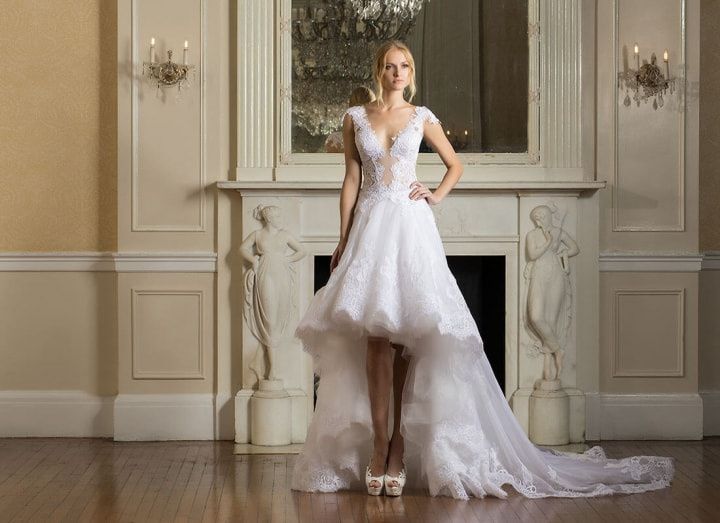 19 High Low Wedding Dresses for Every Style of Bride