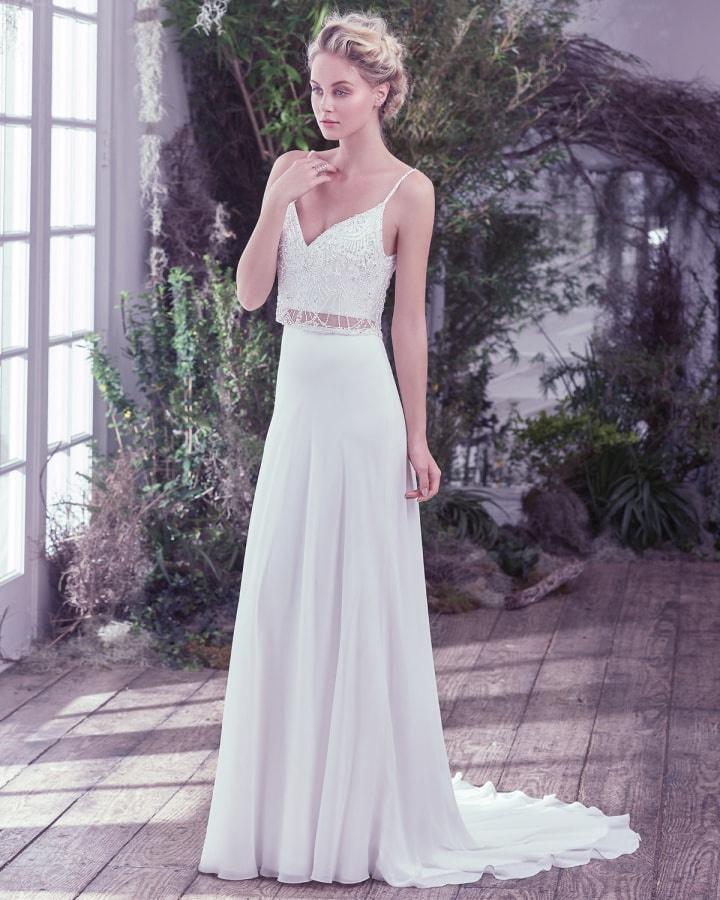 Lace Wedding Dress High Neck Two Piece Wedding Dress: Lace -  Poland