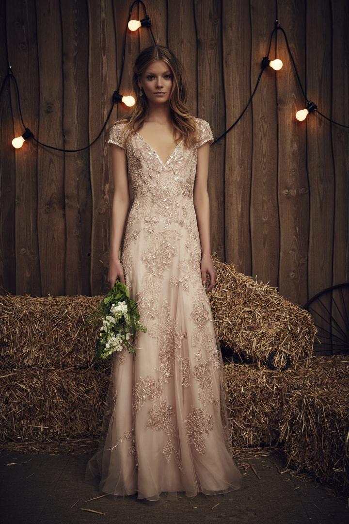 Pink Wedding Dresses: 37 Picks from Blush to Bold 