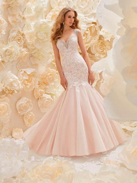 Pink Wedding Dresses: 37 Picks from Blush to Bold 