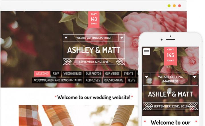 Canadian 2025 wedding website