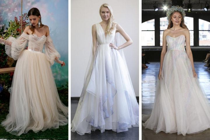 Ethereal, Fantasy Wedding Dresses for Fairylike Brides