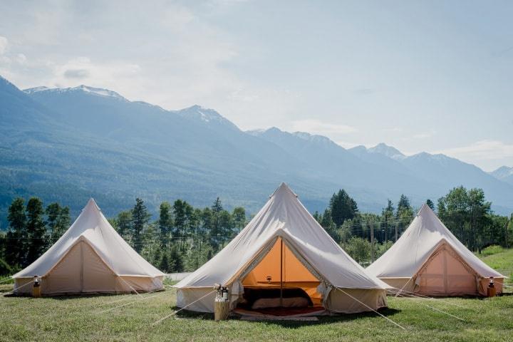 Glamping tents