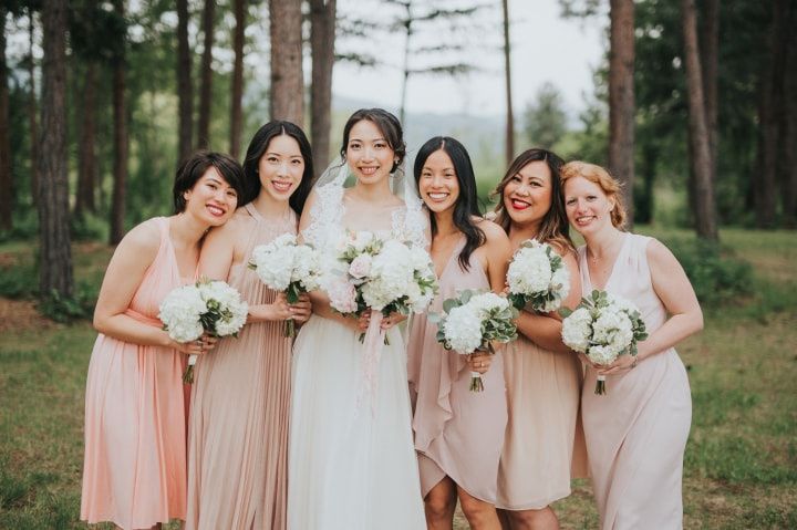 Bride and hotsell bridesmaids photos