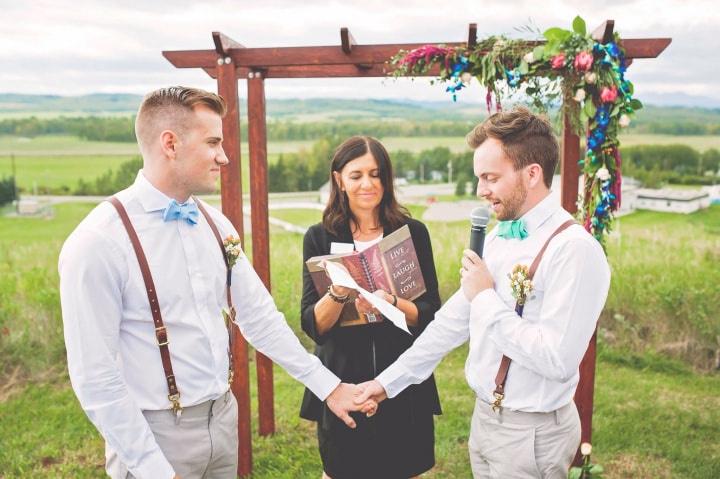 Gay wedding ceremony vows