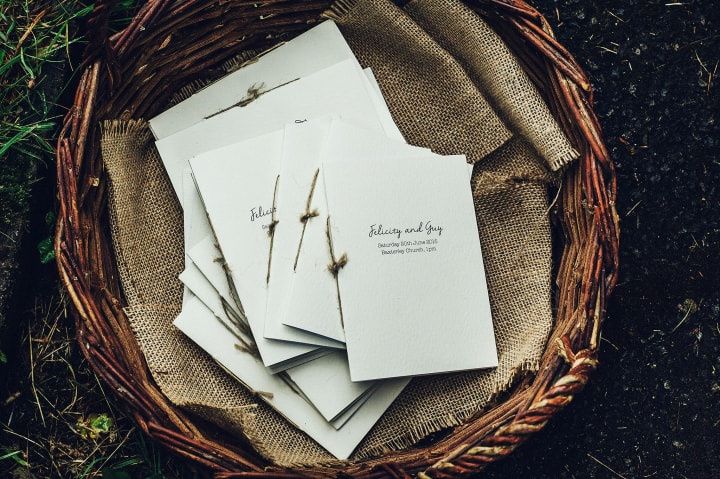 Wedding ceremony programs