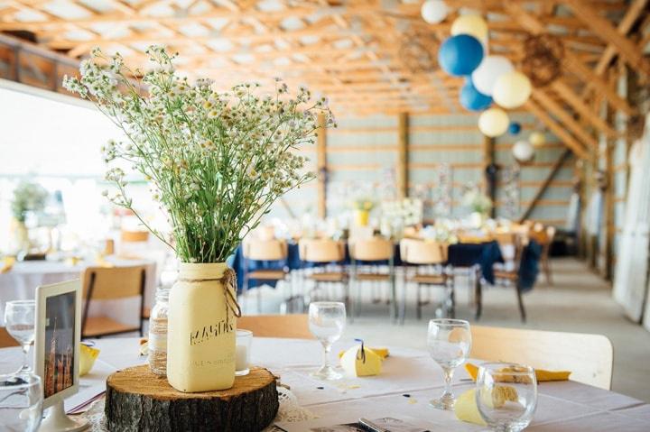 Square Wooden Box Centerpiece — Studio B Floral