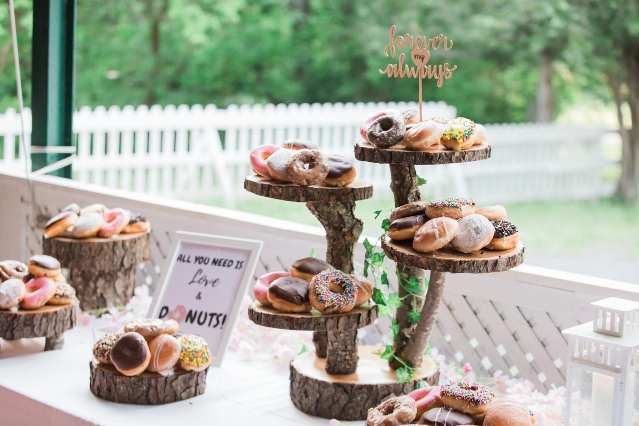 Serving Dining Dessert Bar For Weddings Doughnut Wall Donut Display Stand Wedding Wedding