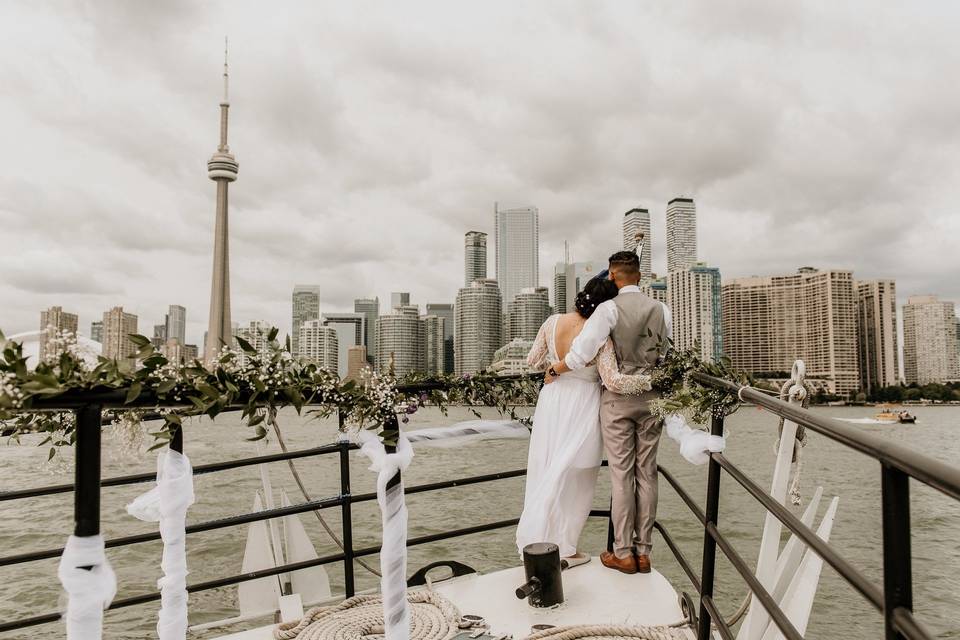 Boat wedding venues in Toronto