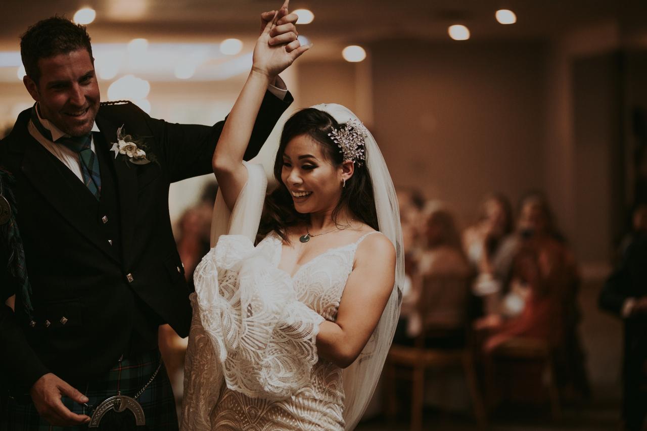 Real wedding first dancein Calgary