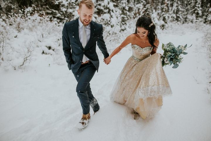 Sparkling New Year's Eve Wedding Colors