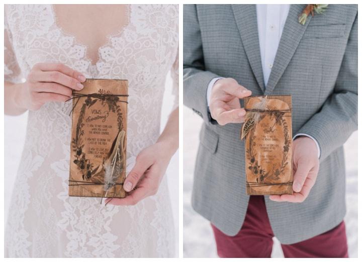 Winter wedding vow ideas