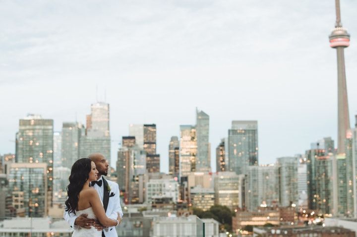 Outdoor Toronto wedding venue with a view