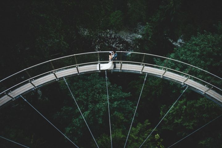 Wedding portrait in BC