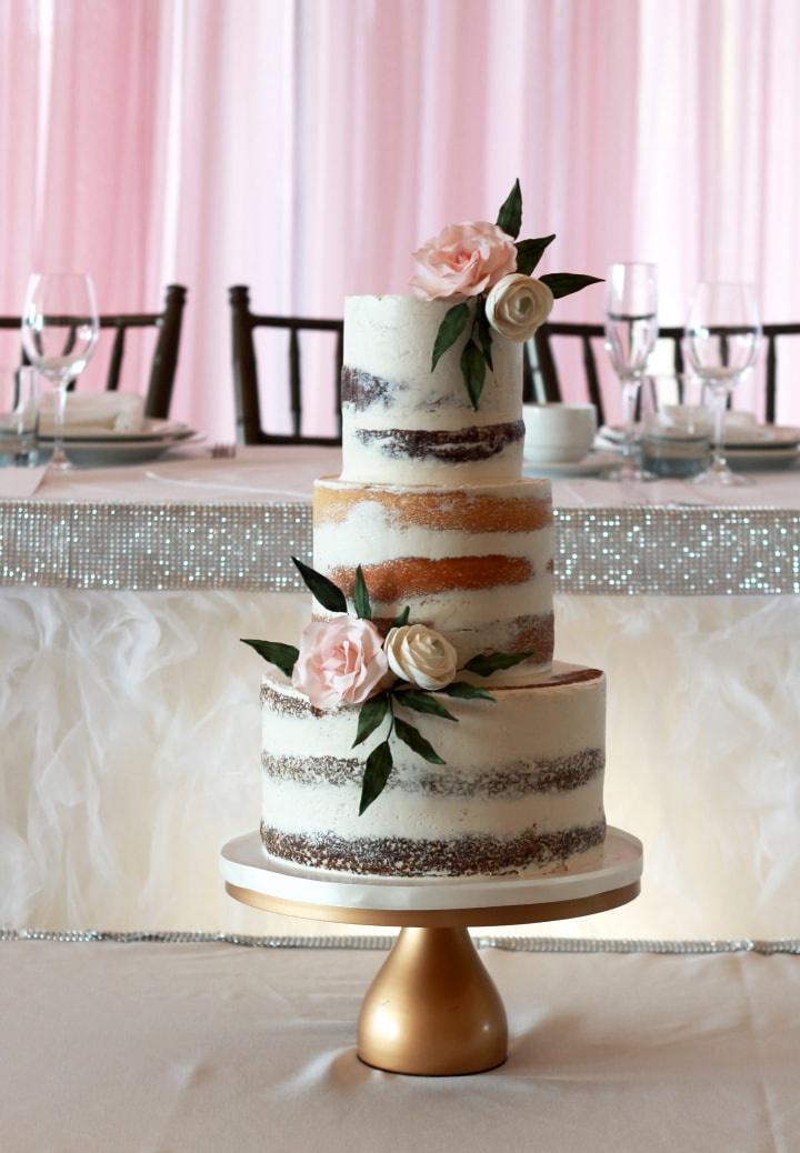 Naked wedding cake – ronna's cake blog