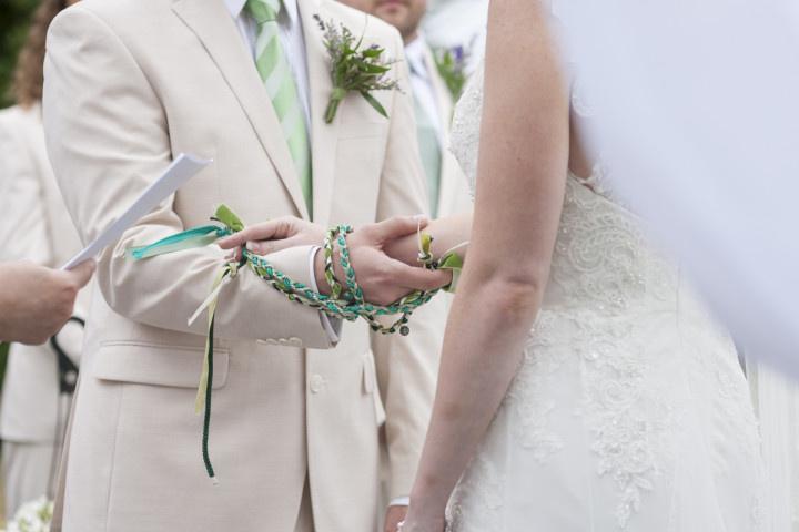 What is the Handfasting Ritual in a Wedding Ceremony