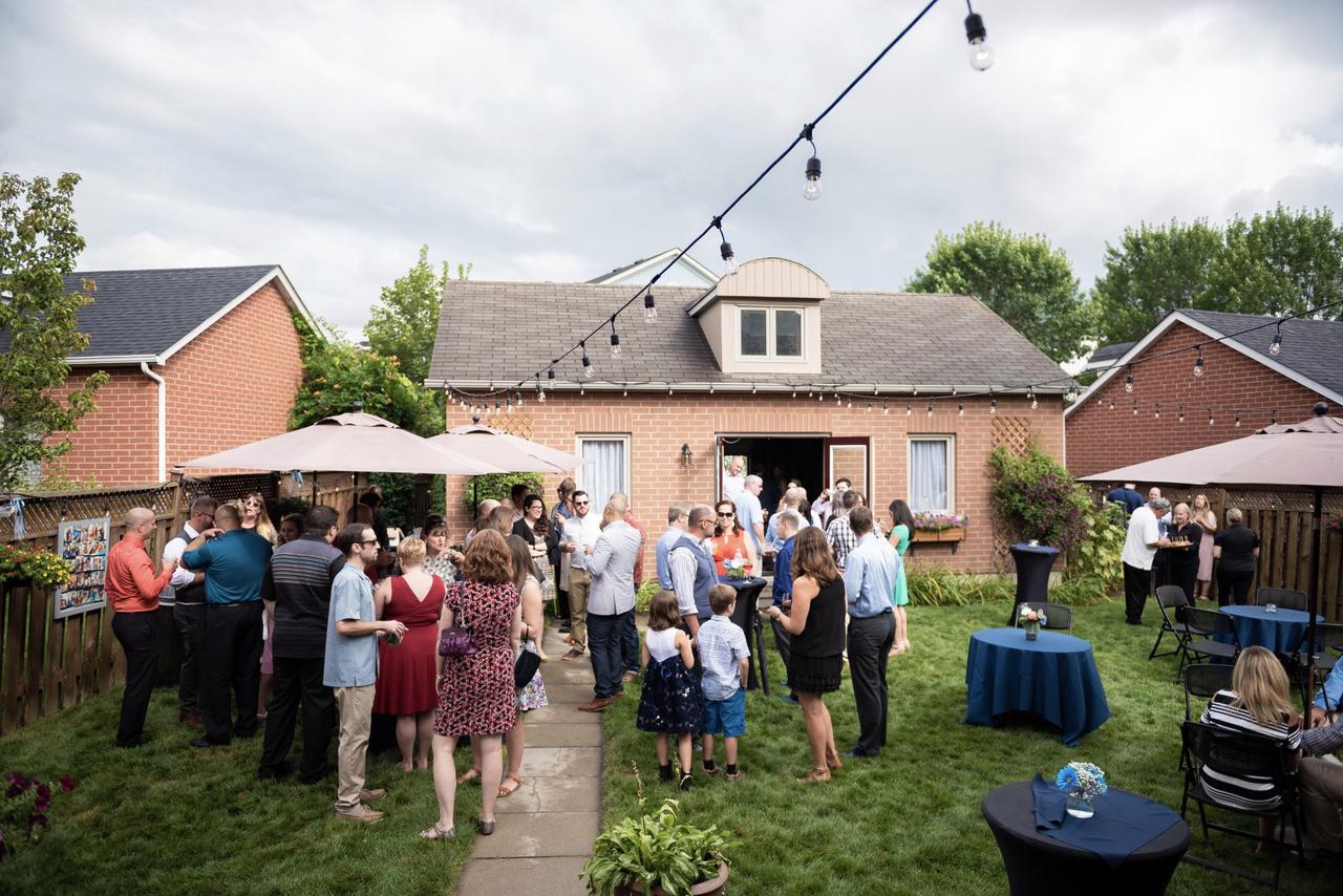Backyard wedding