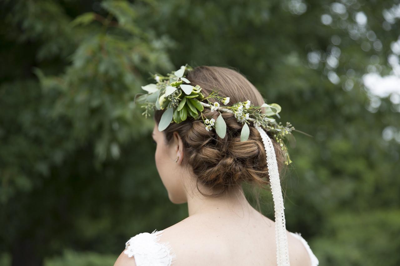 Flower crown Bridal hair piece Bohemian headband wedding flo - Inspire  Uplift