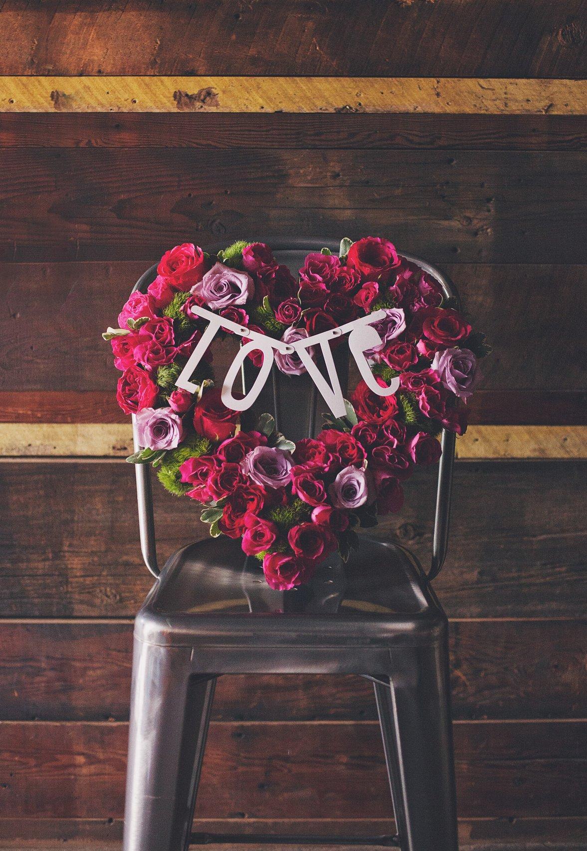 Decorate with hearts for Valentine's Day, a wedding, or just