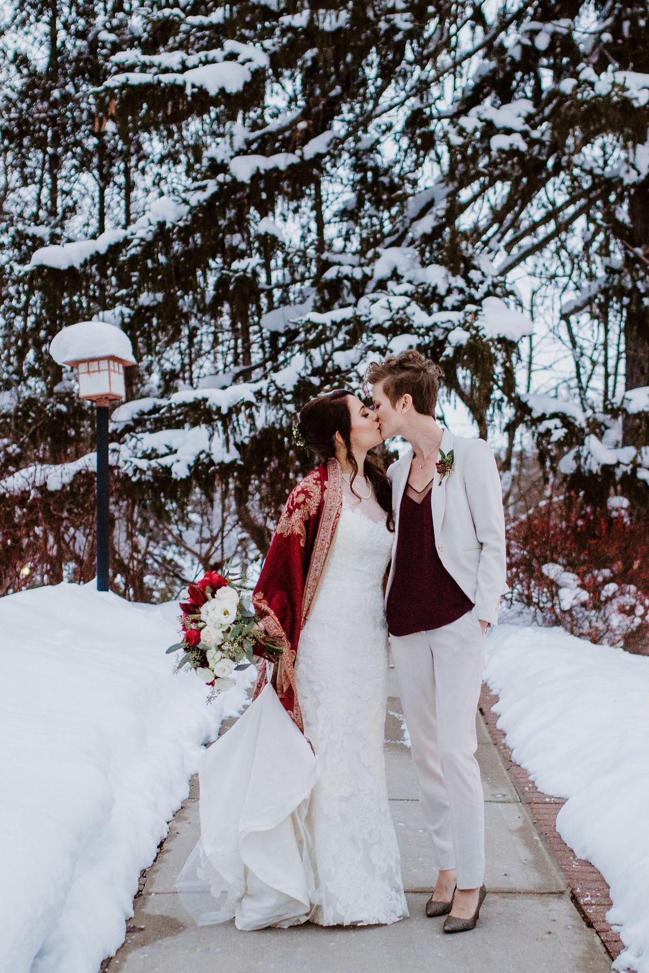 Winter Wedding Gowns in Canada