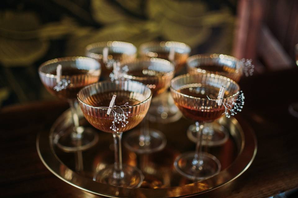 7 Champagne Cocktails Worth Serving at Your Wedding
