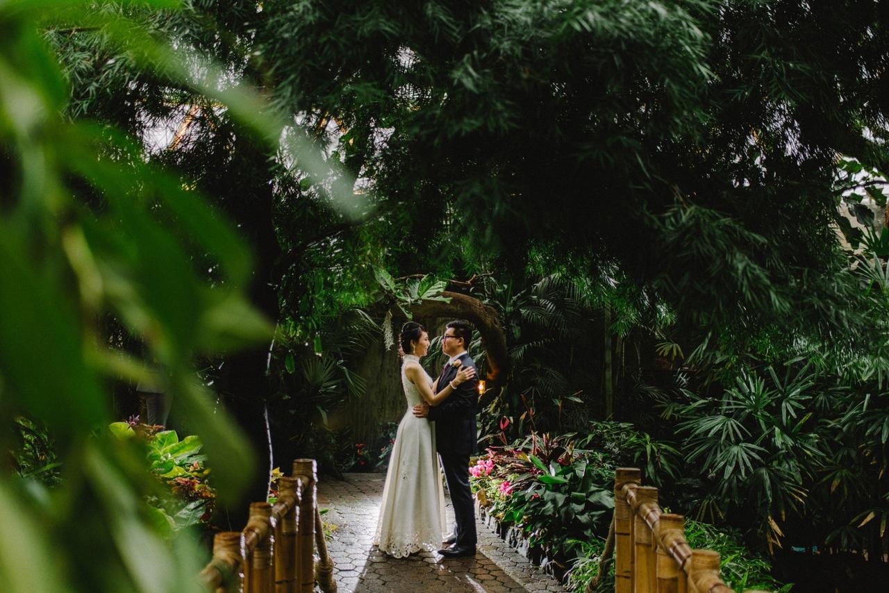 Bloedel Conservatory Vancouver garden wedding venue