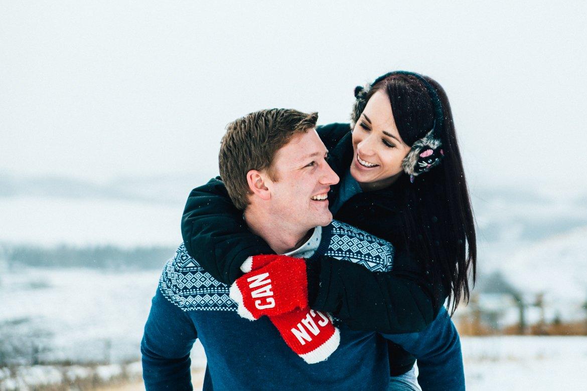 Bianca and John Engagement session in the snow in Central Park (5) - Jakub  Redziniak