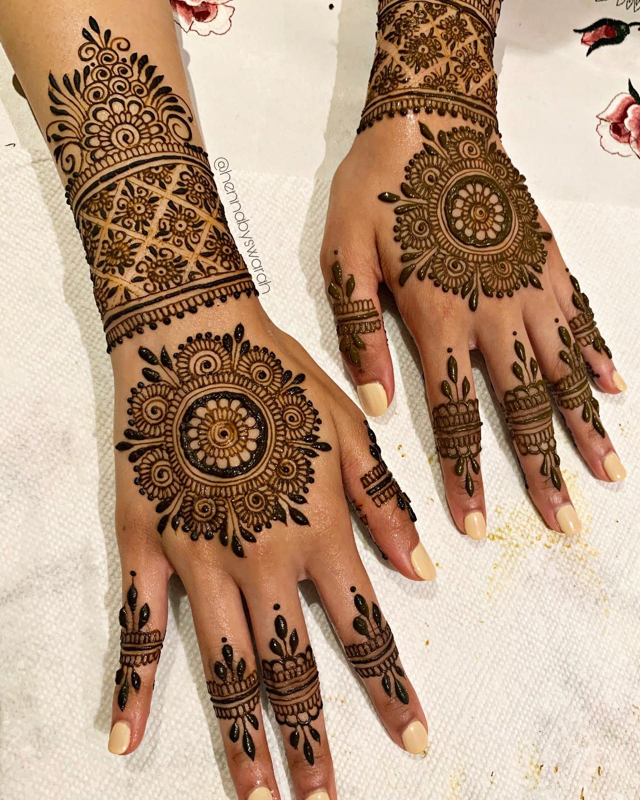 Mehndi design , Vishu Ladies Beauty Parlour B CRoad , Mangal it