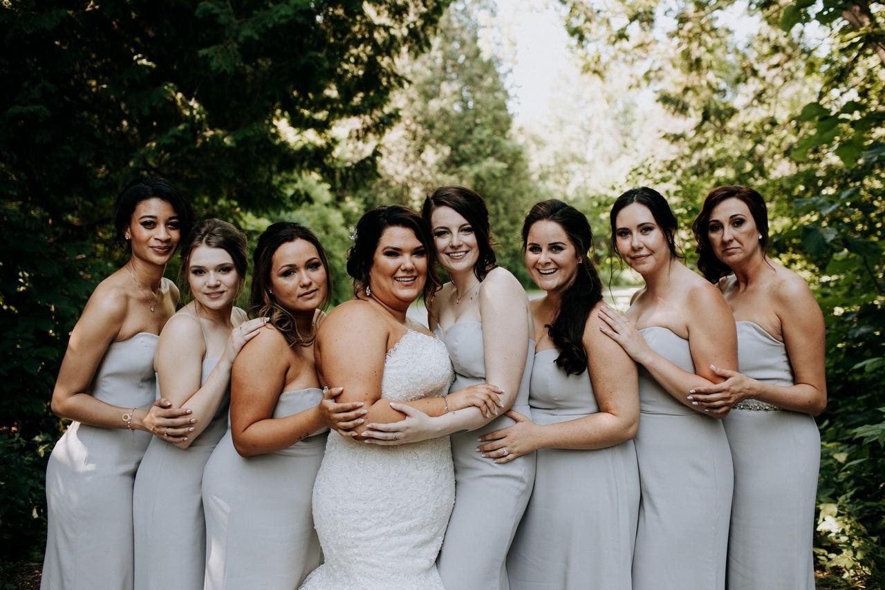 Bridal party cheap looks