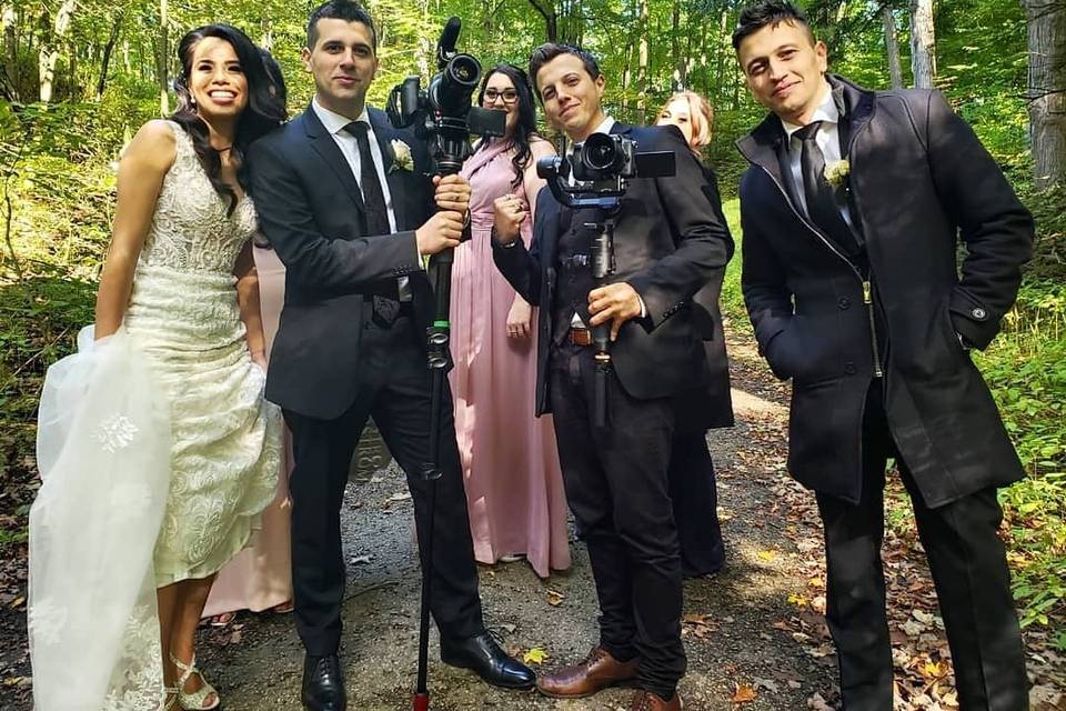 Wedding video crew