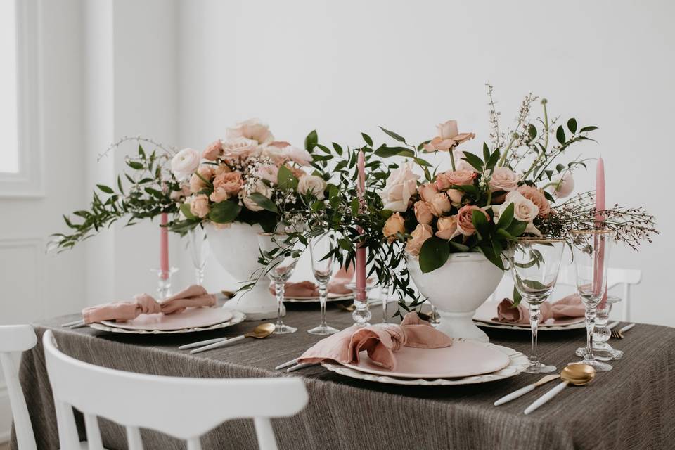 Wedding on sale table flowers