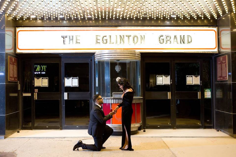 Proposal at The Eglinton Grand