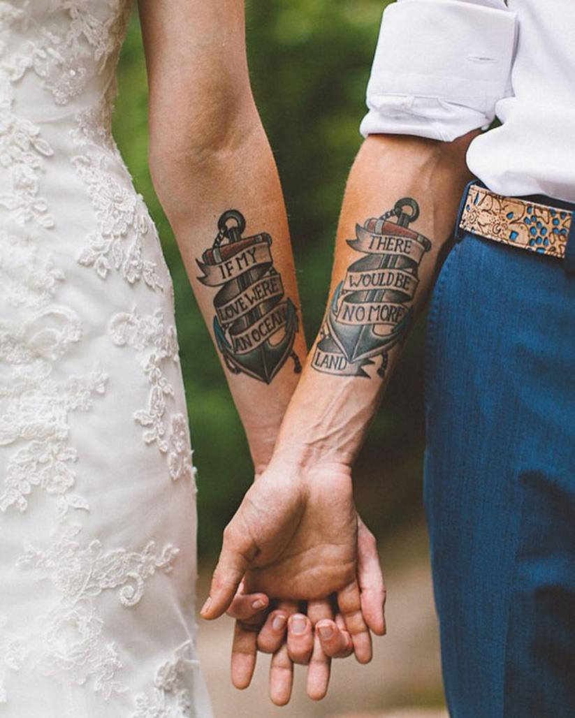 The Best Wedding Tattoo Ideas  Joby Dorr