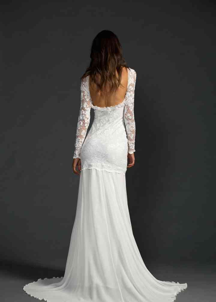 Buttons wedding dress «Antonia»