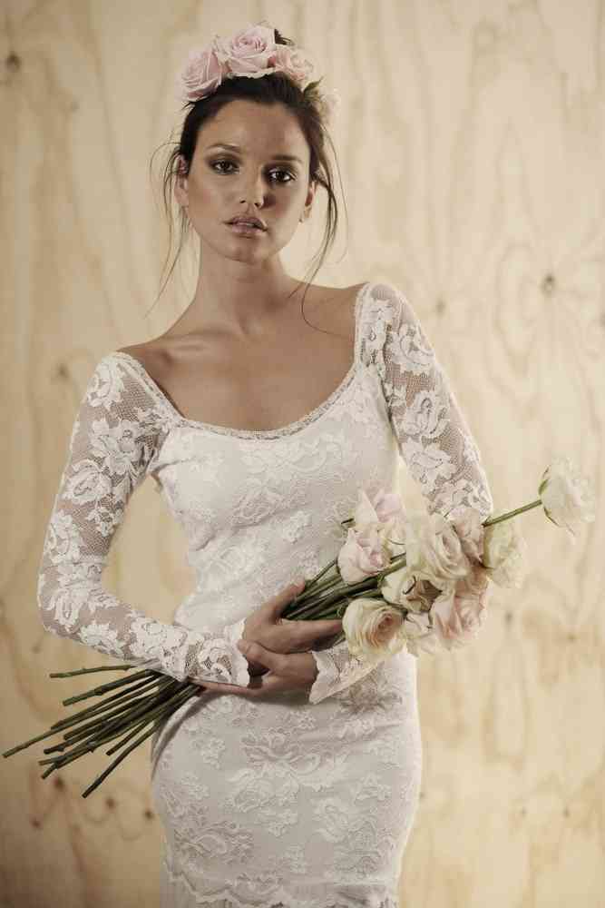 Buttons wedding dress «Antonia»