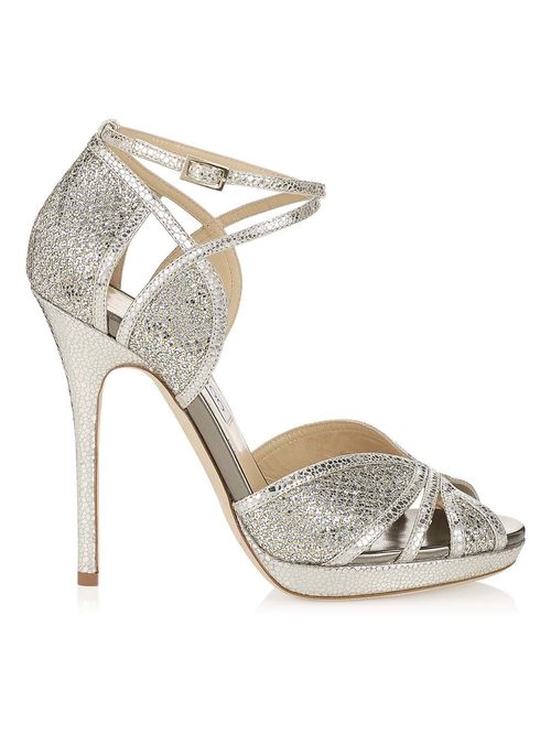 FAYME champagne glitter, Jimmy Choo