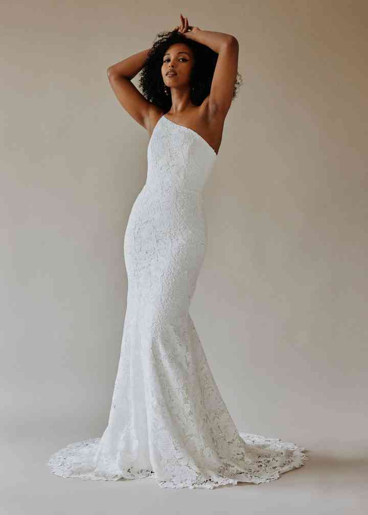 Strapless Lace Dress -  Canada