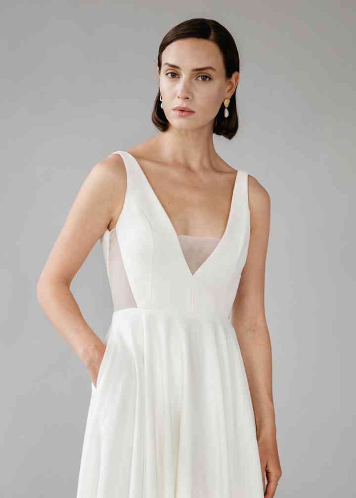 Aurora V neck Dress