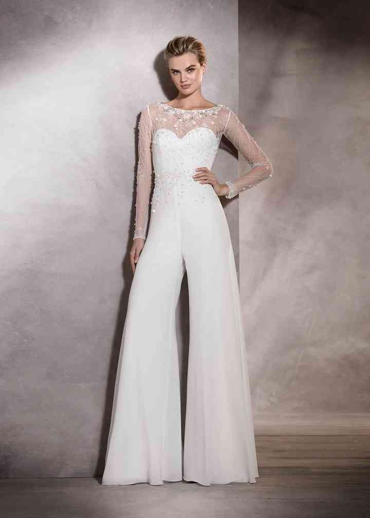 Pronovias shop jumpsuit wedding