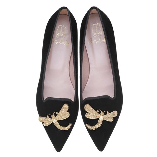 Ella black Swarovski dragonfly, Pretty Ballerinas
