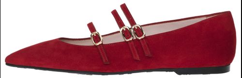 Ella red three strap, Pretty Ballerinas