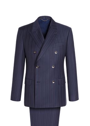PINSTRIPED DOUBLE BREASTED CARLYLE SUIT, Brioni
