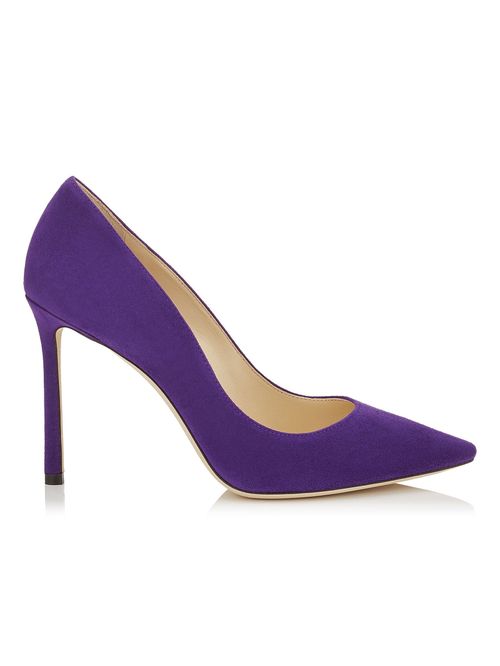 ROMY 100 PURPLE PUMPS, Jimmy Choo