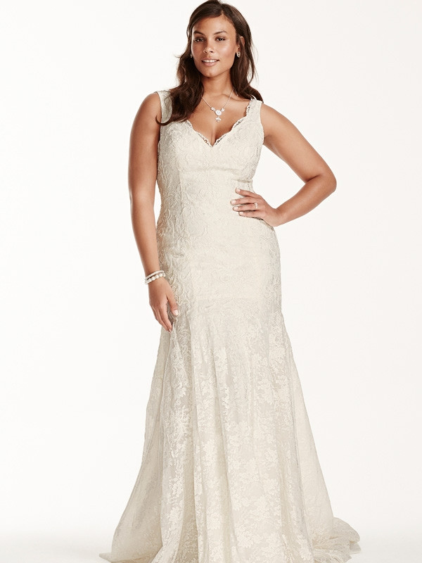 Wedding Dresses By David's Bridal - David's Bridal Woman Style 9wg3757 