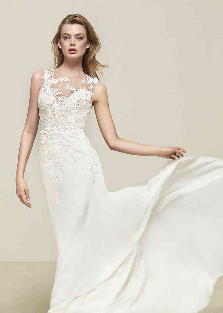 Wedding Dresses by Pronovias DREPEA WeddingWire