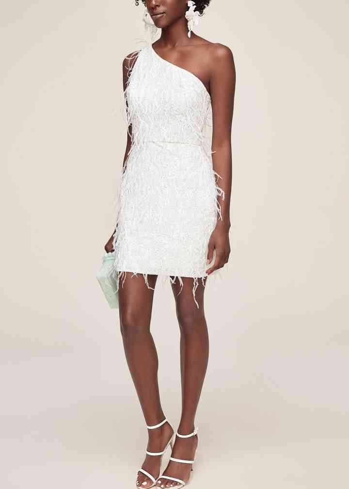 One Wish White Lace Midi Dress