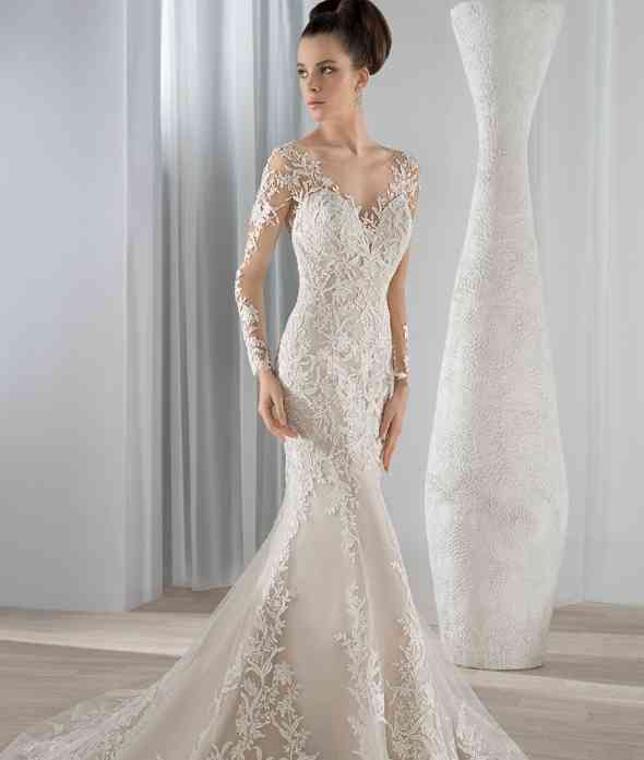 knee length dresses for ladies Ethereal Illusion A-Line Wedding Dress main image 1