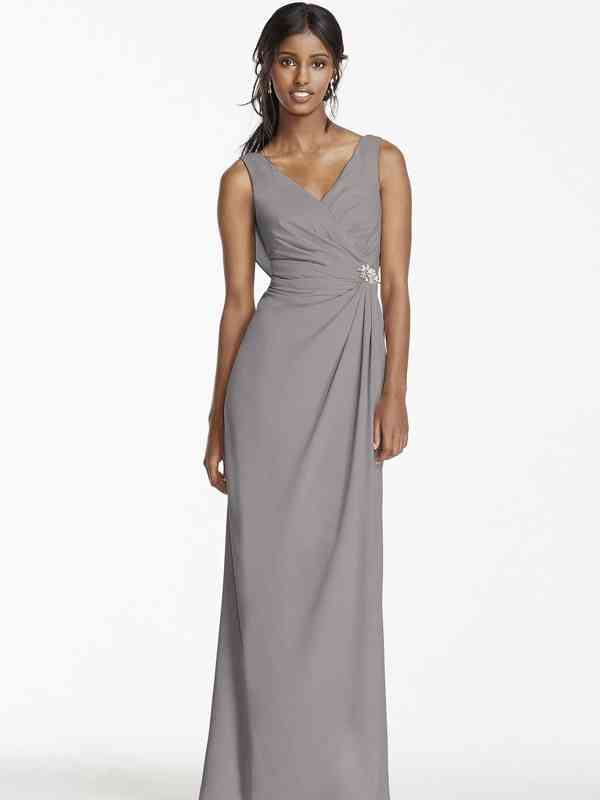 David's bridal hotsell wrap around dress