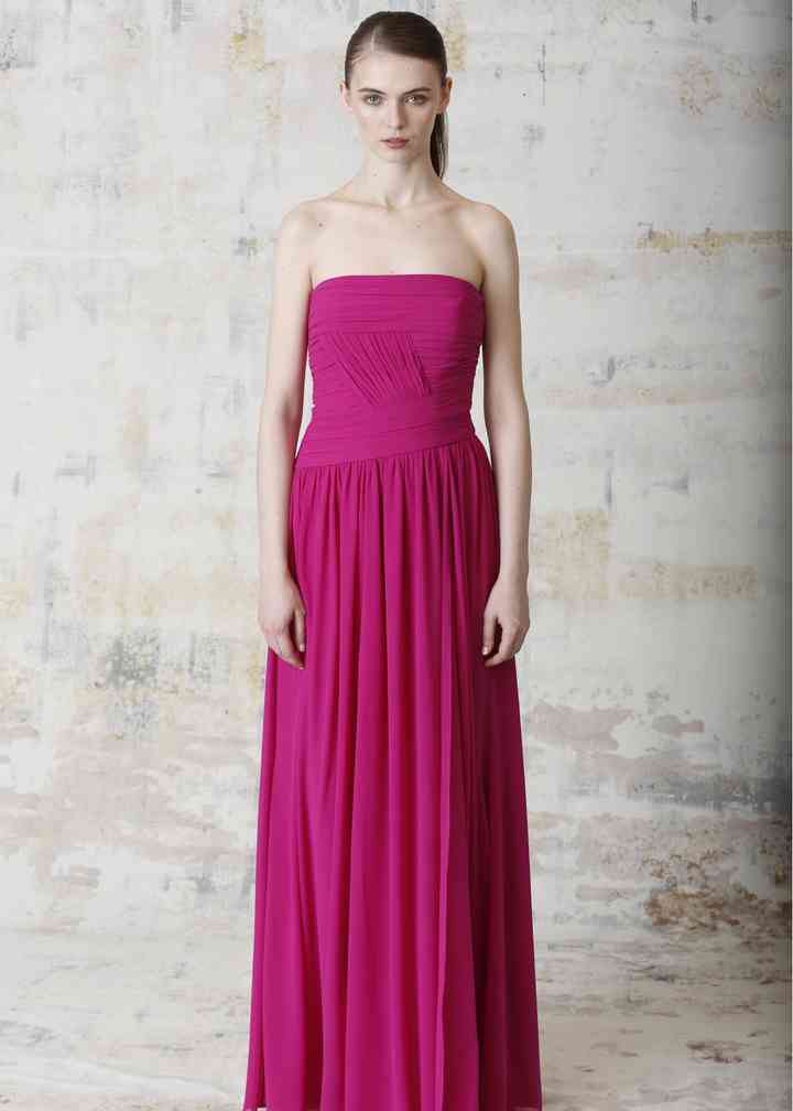 Fuchsia bridesmaid clearance dresses david's bridal